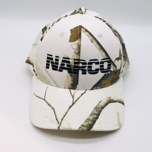 NEW Narco x Realtree Xtra Snow Camo Hat Cap America Embroidered Logo Snapback